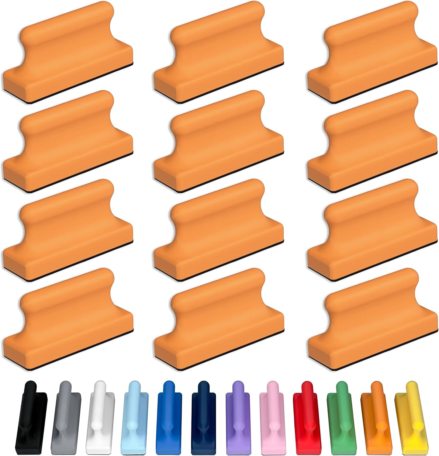 Mega Magnets - Neodymium - Heavy Duty, Colorful, Ergonomic, Ideal for Crafting, Quilting, and as Magnetic Knife Holders (4, Periwinkle Purple Pawn)