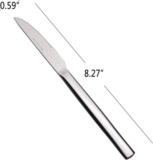 Stainless Steel Steak Knife/Dinner Knife, Set of 8