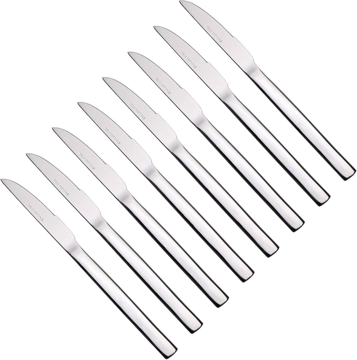 Stainless Steel Steak Knife/Dinner Knife, Set of 8