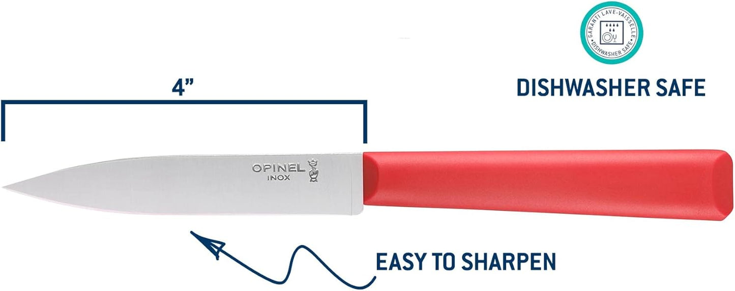 Les Essentials+ No. 312 Paring Knife, Corrosion Resistant + Dishwasher Safe, Made in France, Blue