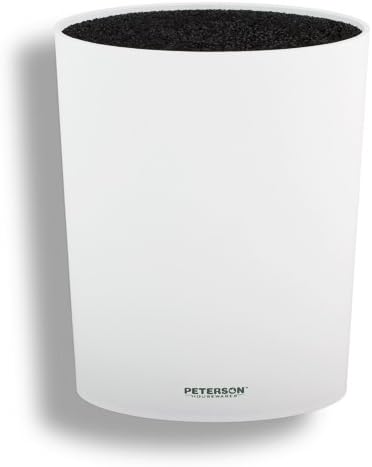 Peterson Housewares Utility Knife Block, Black