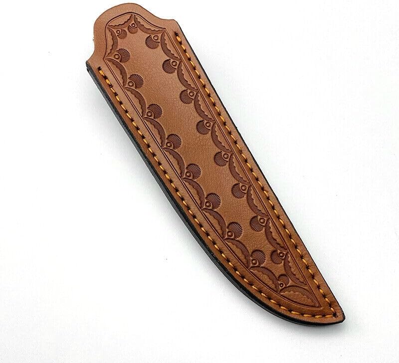 Leather Sheath Fixed Blade Straight Knife Leather Sheath Scabbard Pouch