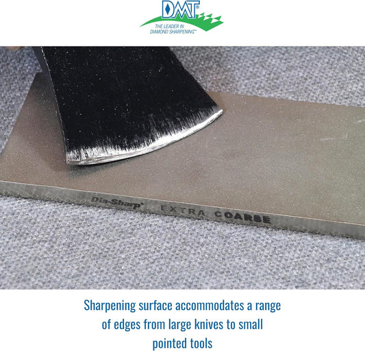 DMT D8X Diamond Dia-Sharp Bench Stone, Tool, Blade, Knife Sharpener - Extra Coarse (220) Diamond Grit Flat Sharpening, Made & Crafted in the USA 8" x 3" x 0.38"