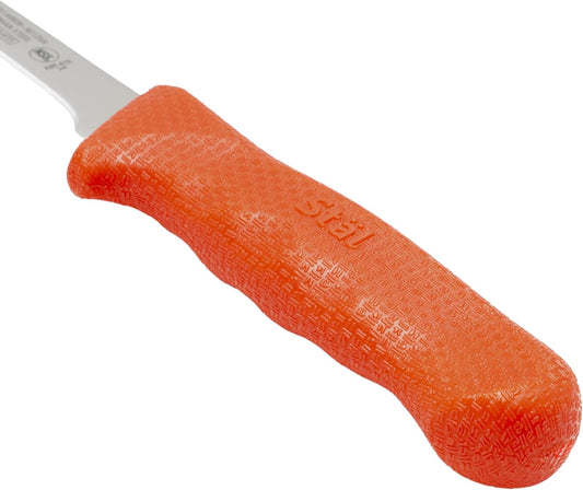 6" Commercial-Grade German Steel Boning Knife, Narrow, Red