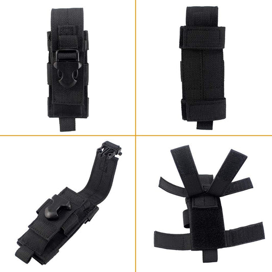 Tactical Single Sheath Holster Utility Tool Holder Case Horizontal Vertical Pistol Mag Pouch