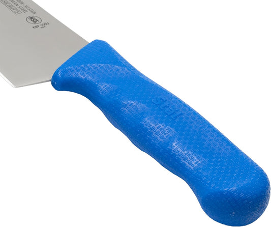 10" Commercial-Grade Chef's Knife with German Steel Blade, Blue