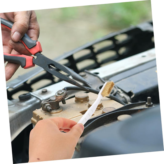 4pcs Rust Removal Brush Durable Steel Wire Brushes for Rust Cleaning Polishing Scrubbing Versatile Tools for Home Industrial Automotive Use