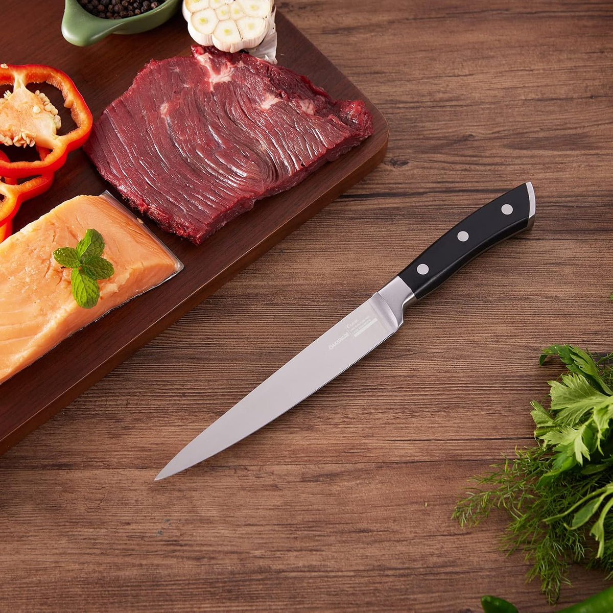 5.5 Inch Kitchen Utility Knife, German High Carbon Stainless Steel