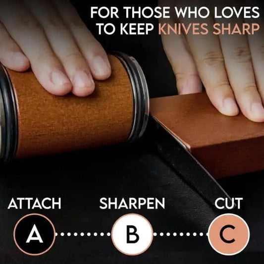 Rolling Knife Sharpener,Knife Sharpening with Diamonds Suitable for Kinds of Kitchen Knives with 15°& 20° Magnetic Angles.