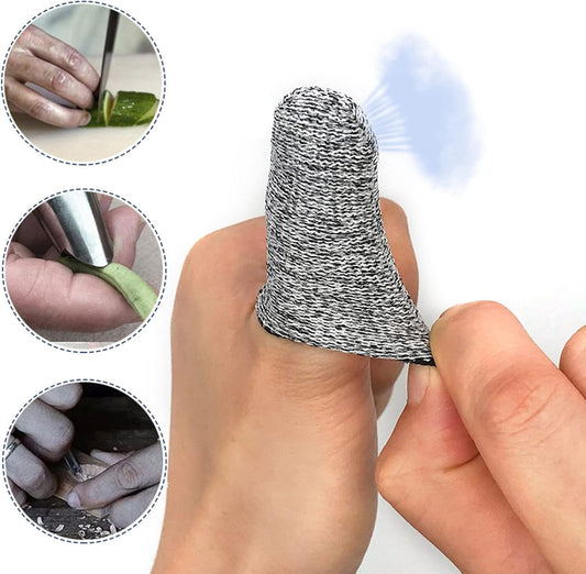 Cut-proof Finger Protector Finger Cots Polyethylene Breathable Finger Sleeves Thumb Protector For Daily Life Cut Resistant Protector