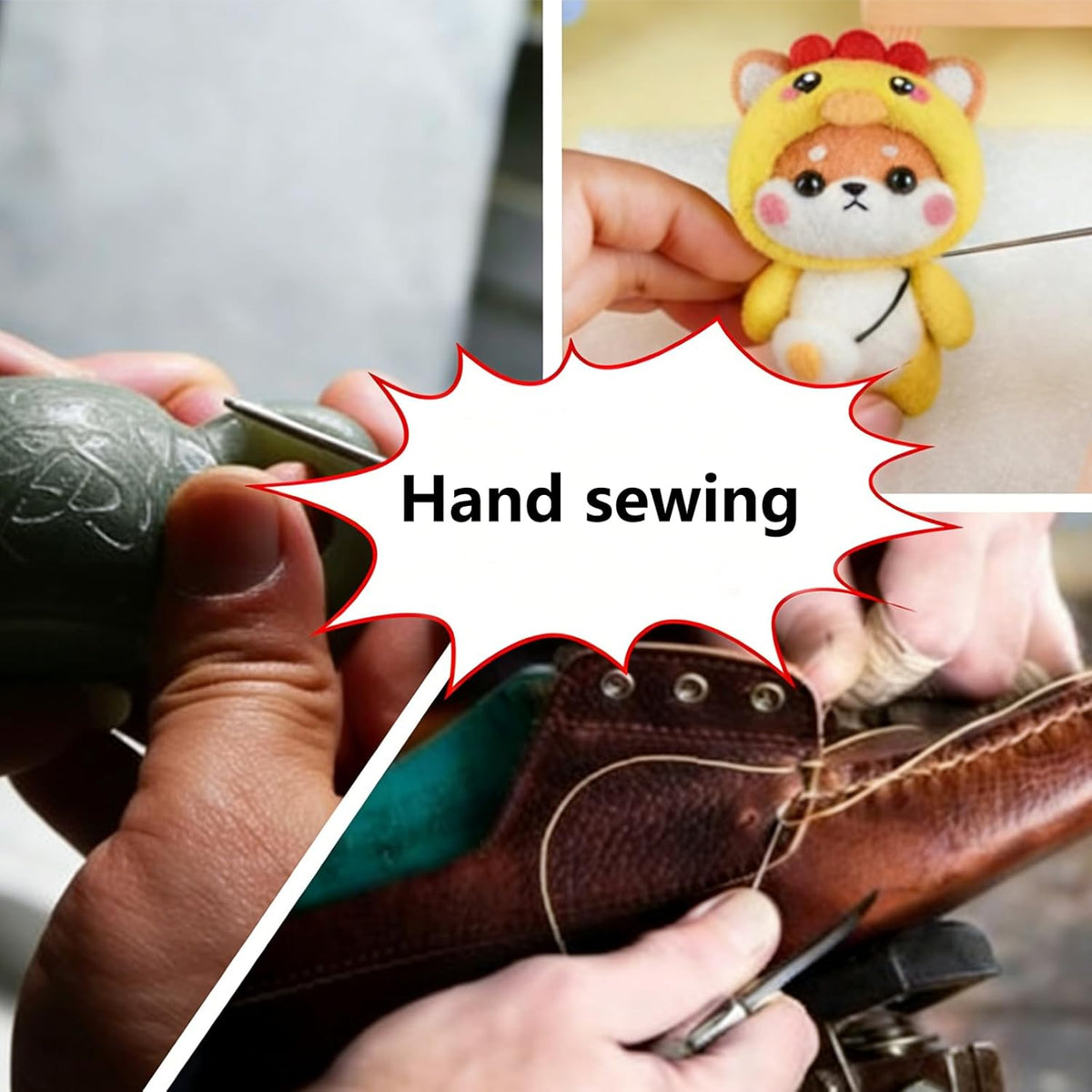 3-Piece Thumb and Finger Guard Set, for Wood Carving, Sewing, Engraving, BBQ Skewering, Finger Protection, Heat Insulation, Long-Lasting Durability