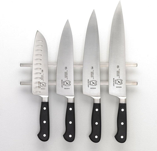 Magnetic Knife Bar, 12 Inch x 2.4 Inch x .9 Inch, Stainless Steel
