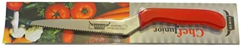 Chef Junior 5 Inches Blade Kitchen Cutting Slicing Knife Offset Handle (Blue)