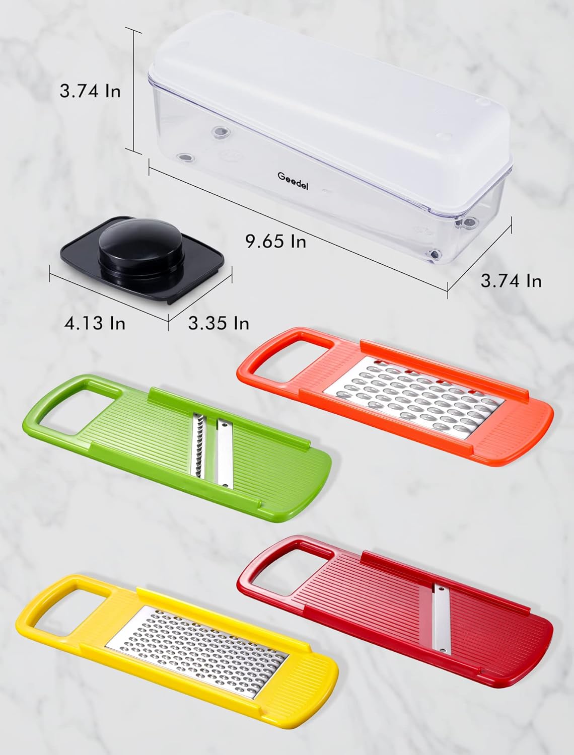 Professional Mandoline Slicer for Kitchen, Multi Purpose Vegetable Slicer Cutter, Vegetable Cutter Onion Cutter for Veggie Fruit Cheese