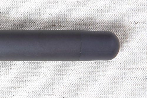Black Ceramic Honing Rod Sharpening Steel, shatterproof rod with an anti-break tip & stainless steel handle