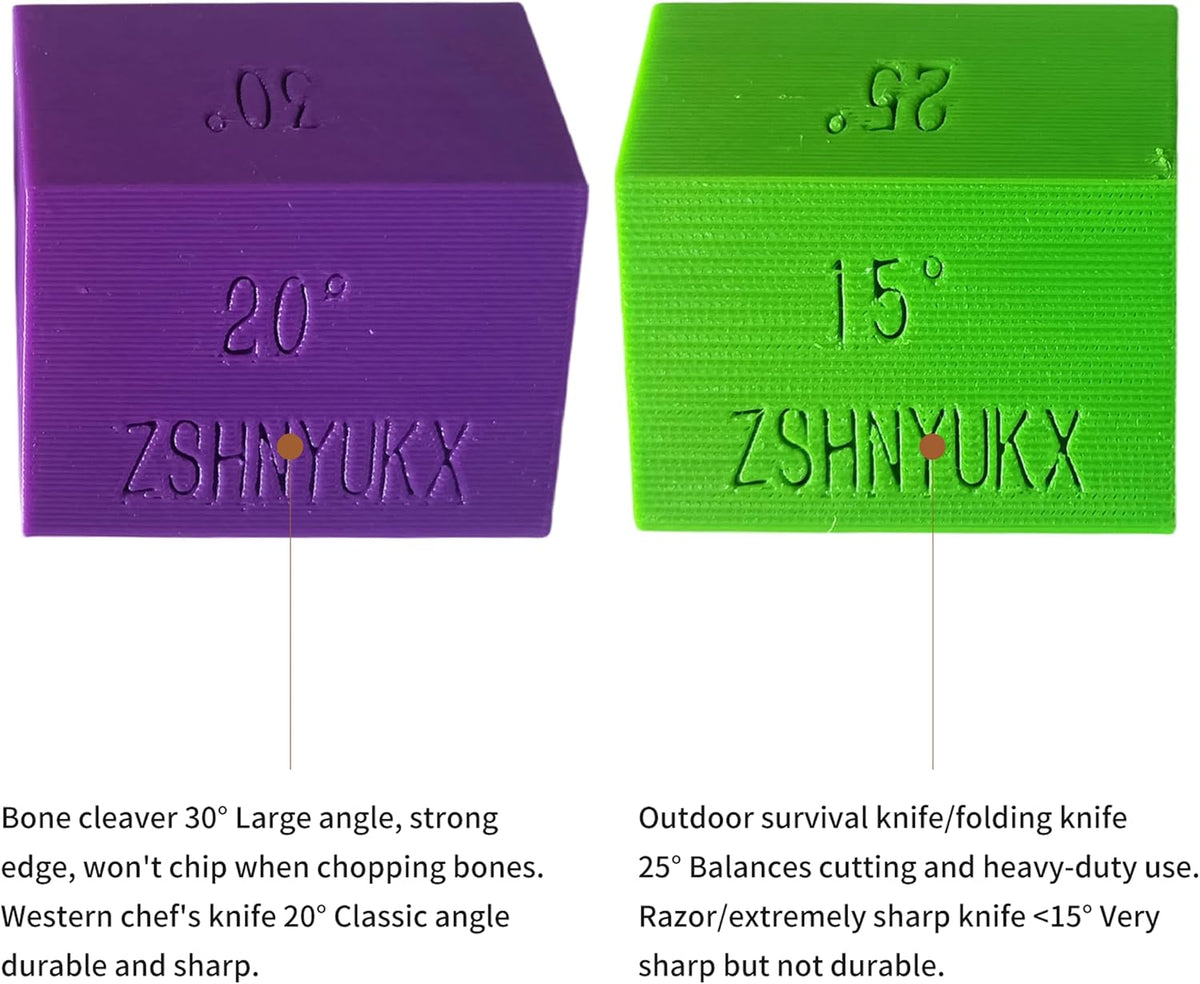 knife sharpening angle guide Whetstone Knife Blade Sharpener Sharpening Stone Angle Guide, 4 Universal Angles-15°, 20°, 25°, 30°Essential for knife sharpening beginners