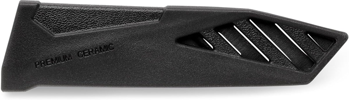 4 Inch Ceramic Utility Knife with Protective Sheath | Corrosion-Resistant Ceramic Blade, Bait Preparation Knife, Razor Sharp Cutting Edge, Ergonomic Non-Slip Handle