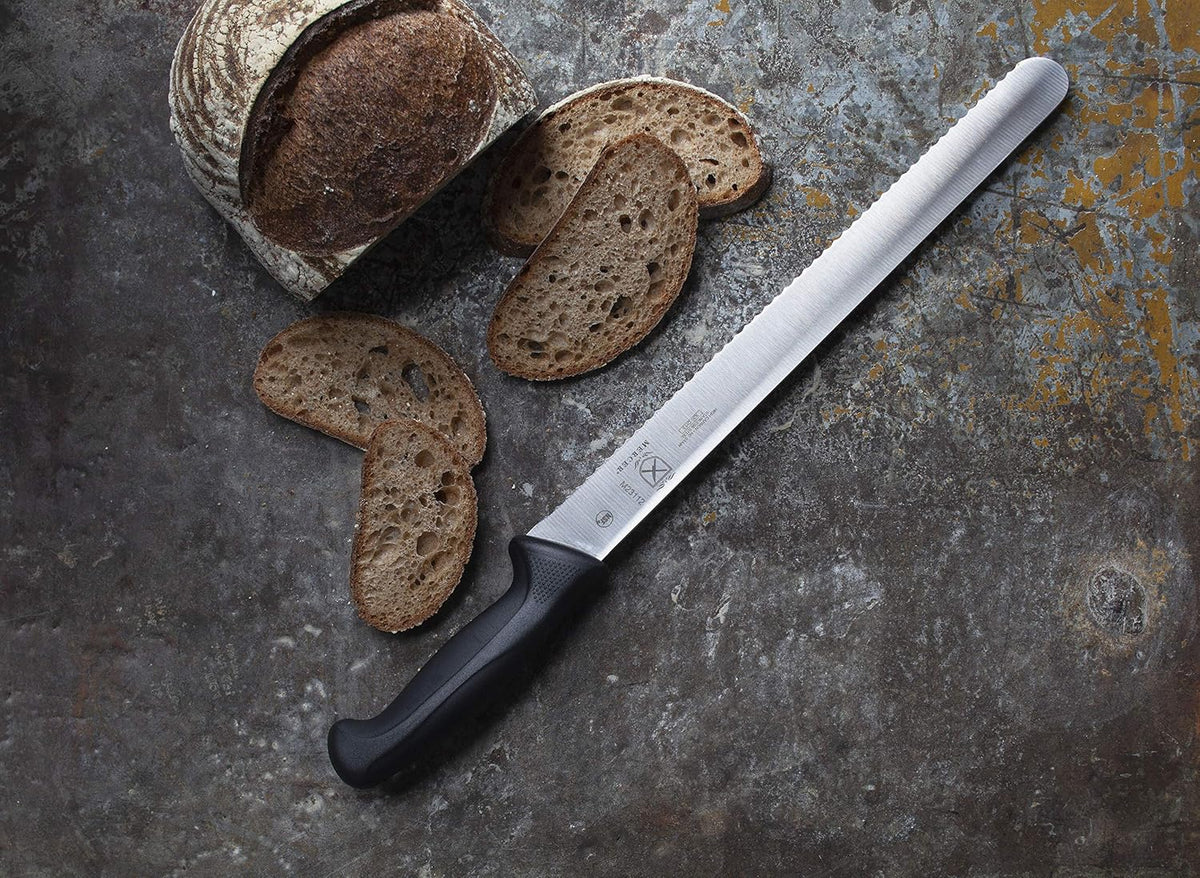 M23112 Millennia Black Handle, 12-Inch Wavy Edge, Slicer