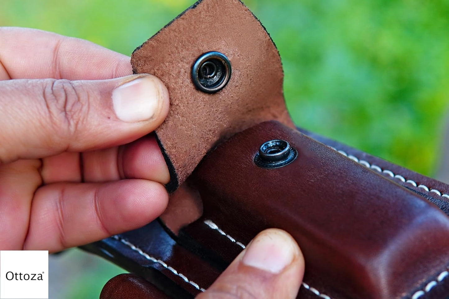 TOP GRAIN Leather Knife Sheaths for Fixed Blade Knives, Leather Knife Sheath for Belt, Leather Knife Holster Belt Knife Holder, Vertical Knife Sheath for Belt No:207