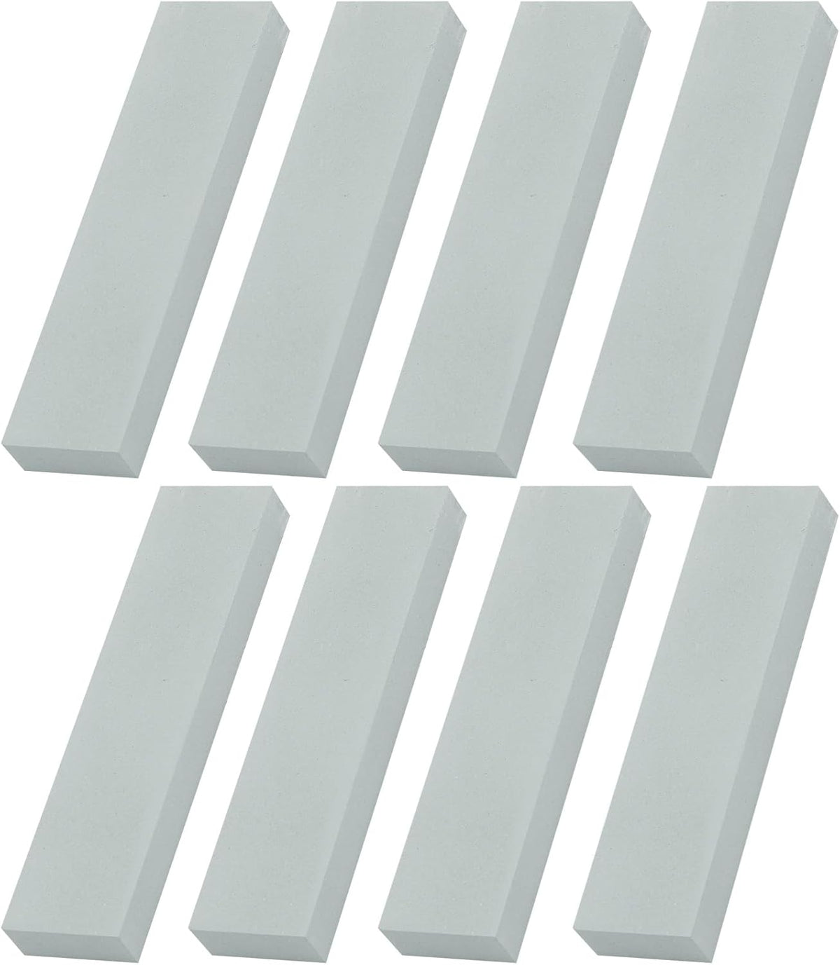 1000 Grit Mini Whetstone Knife Sharpener Stone, 4pcs 3.8in Kitchen Knife Sharpener for Pocket Knives, Pocket Sharpening Stone Set for Pedicure Kit, Blade Sharpening Stones for Scissors Gray