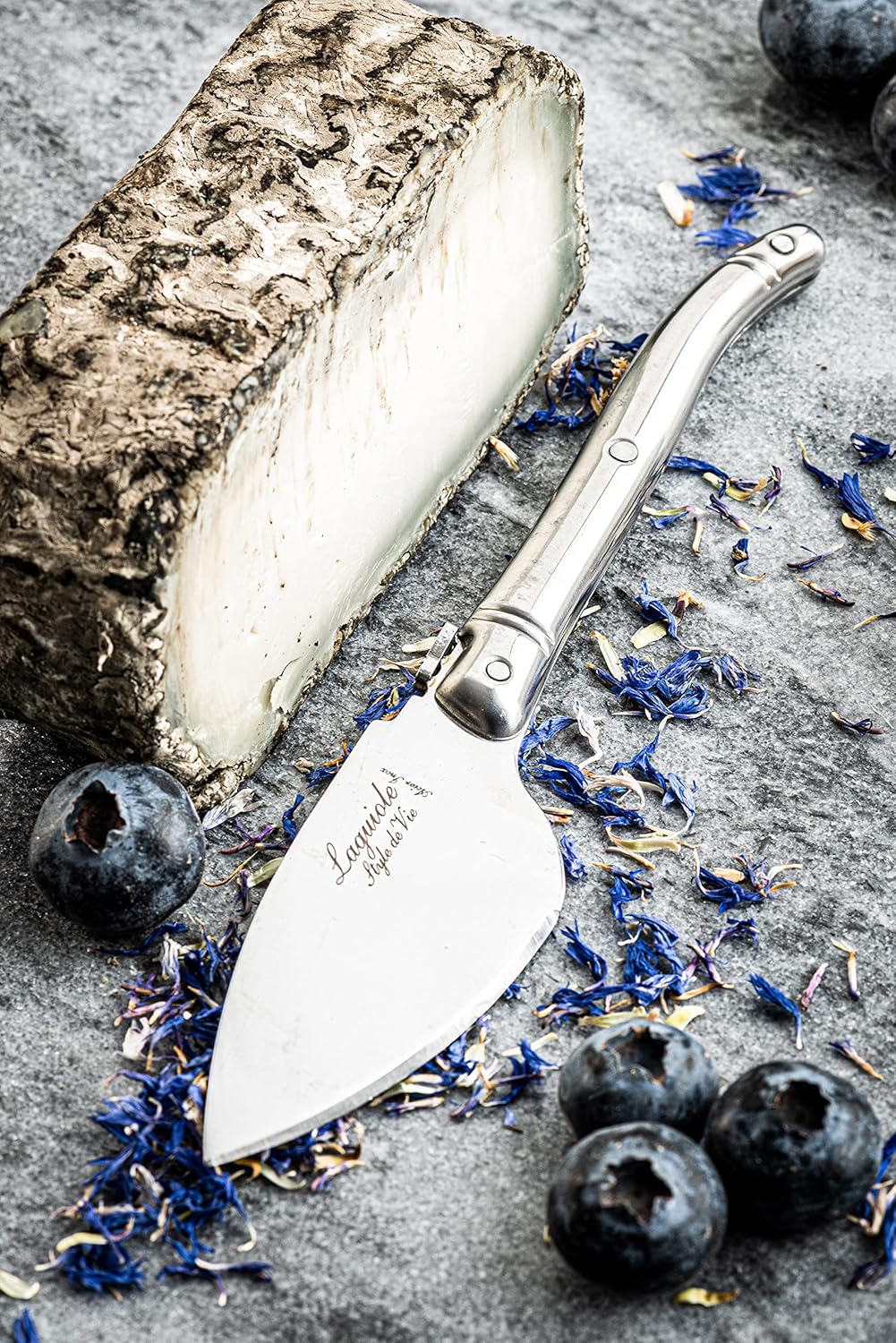 Cheese Knife Set - Premium Line Cheese Knives Set with Charcuterie Board - Dishwasher Safe - Premium Tableware