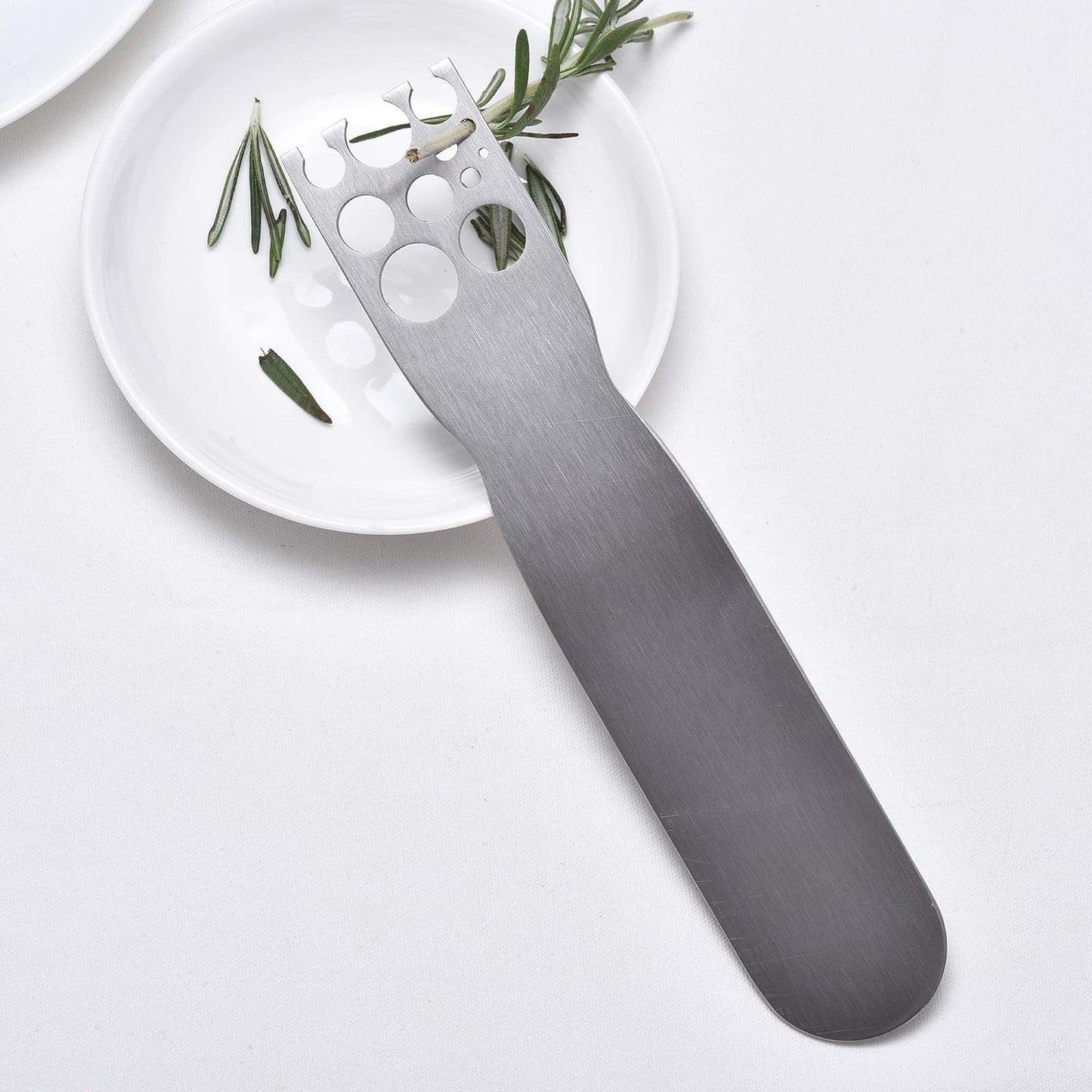 Stainless Steel Herb Stripper -Kale & Herb Stripper, for Leafy Greens and Woody Herbs, Kale Kitchen Gadgets Leaf Stripping Tool Separator