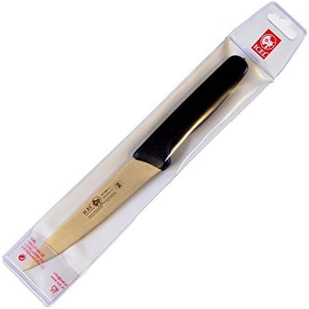 ICEL Cutlery 5 1/2-inch Stiff Wide Blade Boning Knife, Extra Wide Straight Blade, Green Handle - Great for Holiday and Party Preparations -