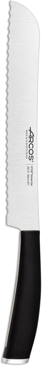 Arcos Paring knife 4 inches Nitrum Stainless Steel.Paring Knife for Peeling Fruits and Vegetables. Ergonomic Polypropylene Black Handle. Series Tango