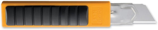 OLFA 25mm Extra Heavy-Duty Utility Knife (H-1) - Multi-Purpose Custom Cutting Depth Utility Knife w/Anti Slip Grip & Snap-Off Blade, Replacement Blades: Any OLFA 25mm Blade