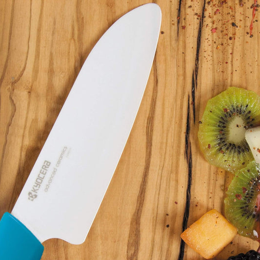 Revolution 5.5" Santoku Knife – Ultra-Sharp Japanese Ceramic | Revolution 5.5-Inch Santoku Knife: Ultra-Sharp Japanese Zirconia Blade for Precise Slicing, Dicing, and Mincing Tasks