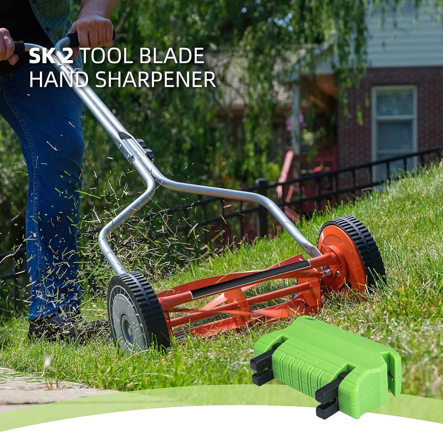 Reel Mower Blade Sharpener Kit - Orange