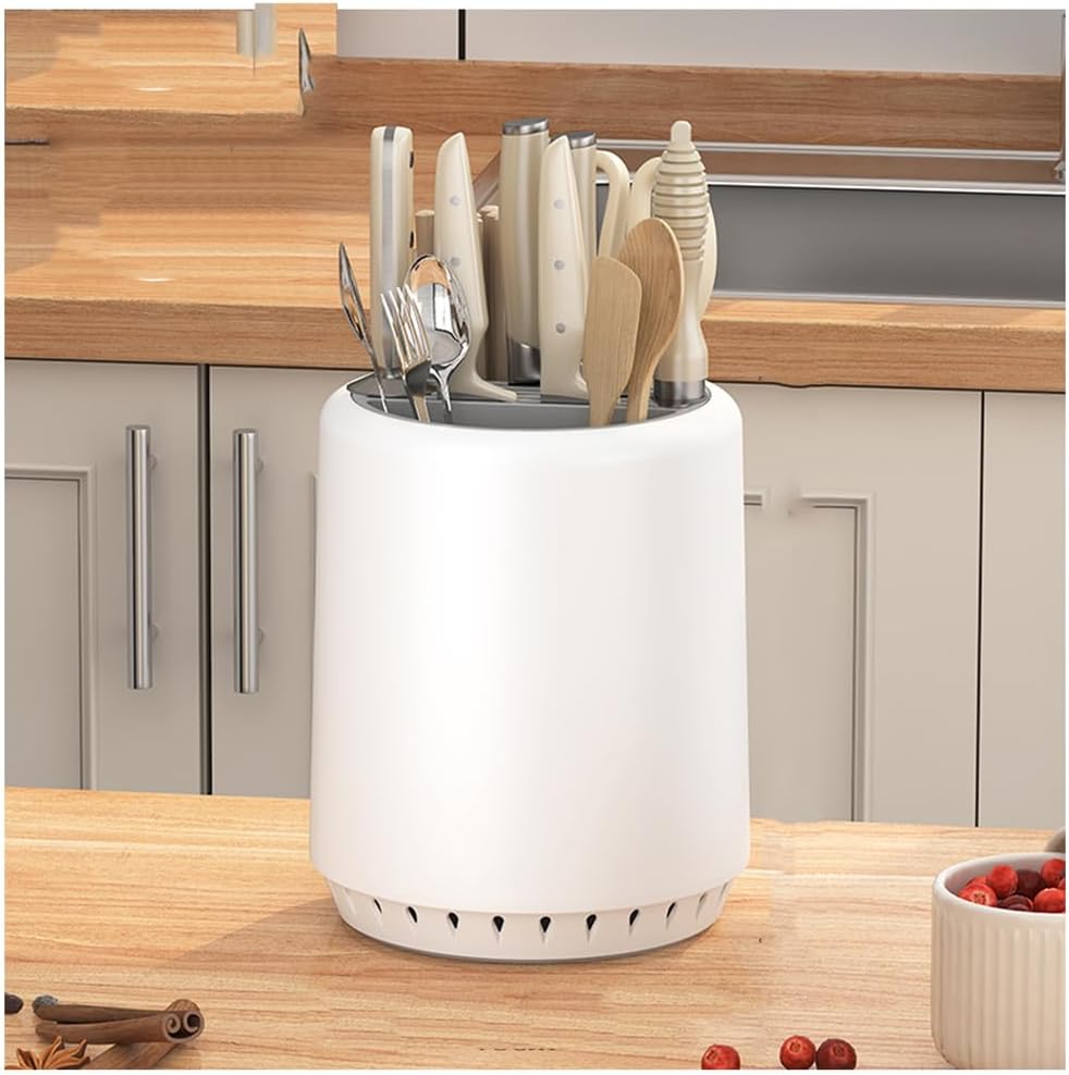 Universal Knife Holder,Knife Block Without Knives,Detachable Knife Holder for Protecting Blade Space Saver,Knife Storage Holder,Black