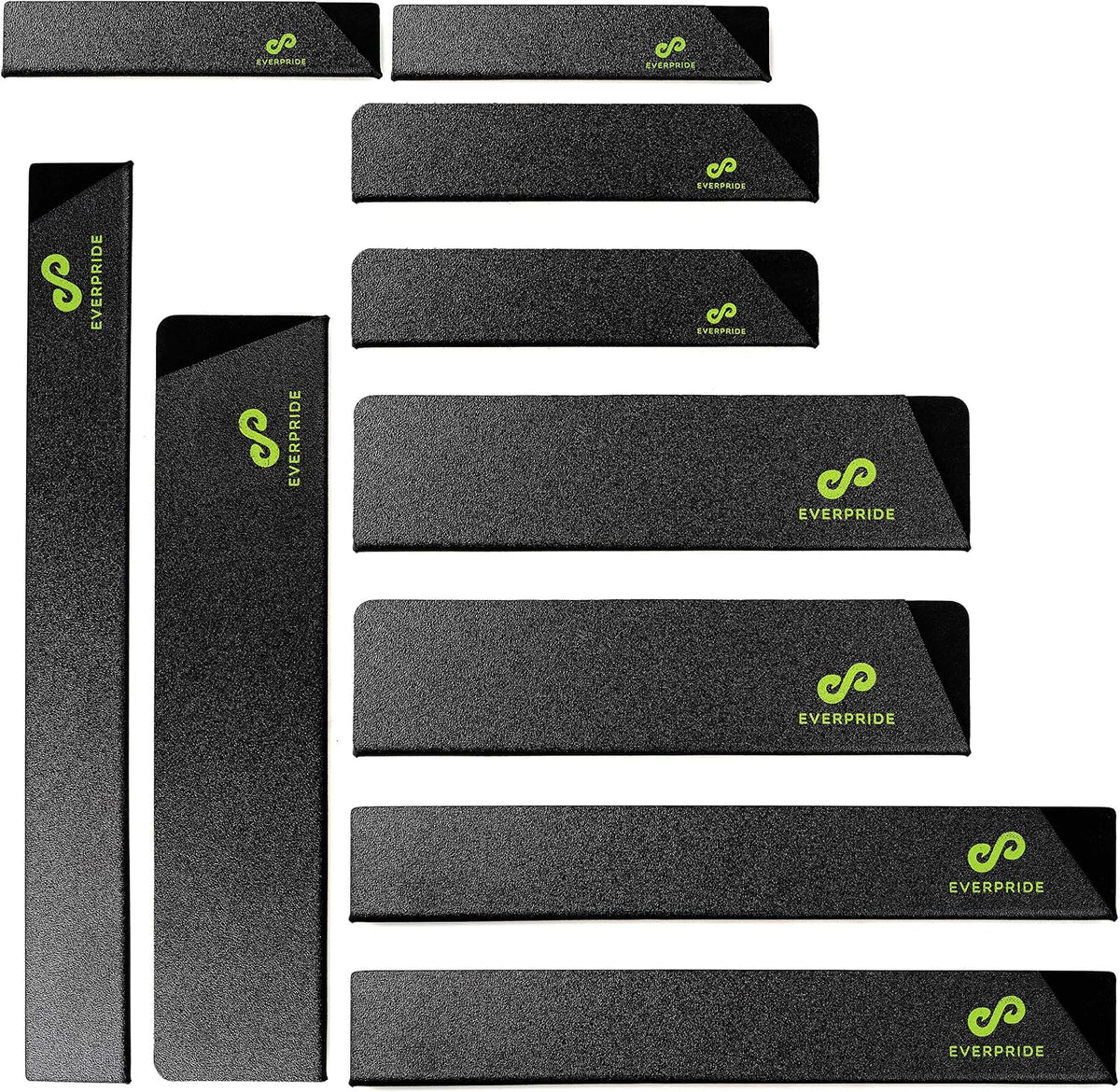 Chef Knife Sheath Set (7-Piece Set) Universal Blade Edge Cover Guards for Chef’s and Kitchen Knives – Durable, BPA-Free, Felt Lined, Sturdy ABS Plastic – Knives Not Included