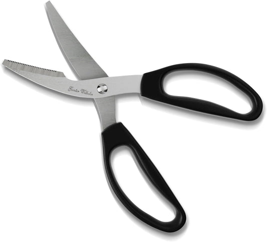 Gunter Wilhelm Kitchen Scissors Come Apart – Ultra Sharp All-Purpose Kitchen Shears, Herb Scissors & Meat Shears – Heavy-Duty Stainless Steel, Easy to Clean, Black