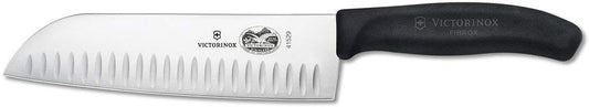Victorinox Fibrox 7-Inch Granton Edge Santoku Knife