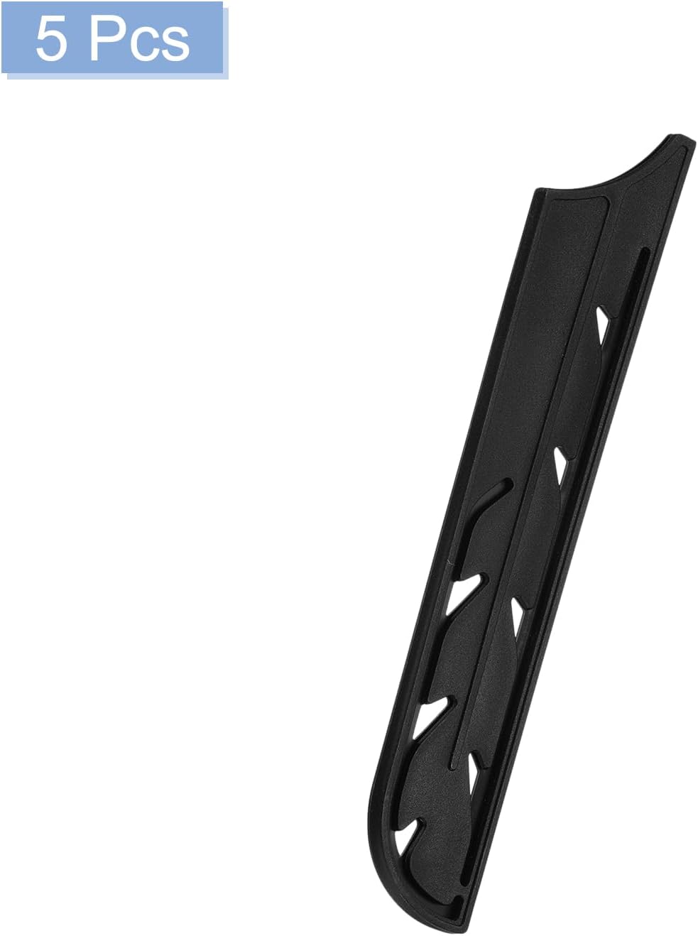 uxcell Knife Cover Sleeves Blade Edge Guards for 8" Bread Knife Blade Edge Protector Universal Knife Sheath for Kitchen, Black