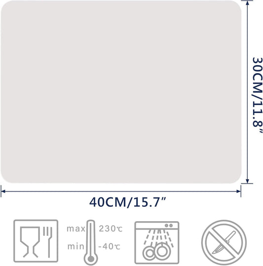 Gartful 2 Pack Silicone Crafting Mats, 15.7" x 11.8" Silicone Mat for Crafts, Large Heat Resistant Sheet for Jewelry Casting, Epoxy Resin, Painting, Counter Table Protector, Placemat, Nonstick, Black