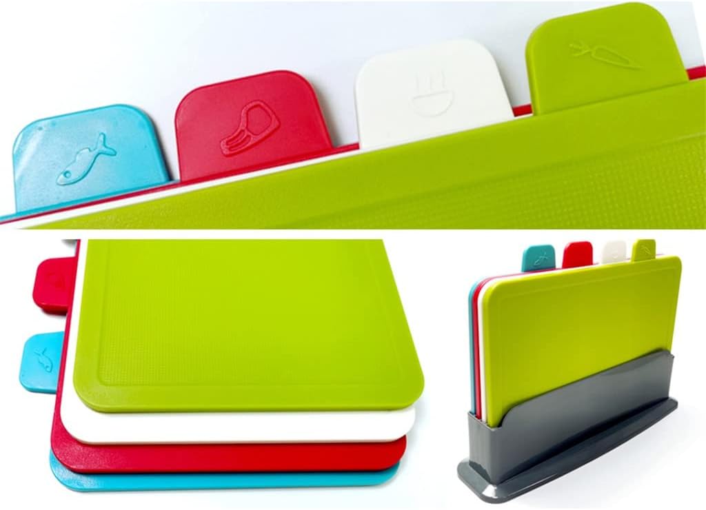 Cutting Board with Stand 4 Piece Kitchen