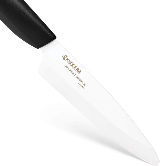 Kyocera Advanced Ceramic Revolution Series 4.5-inch Utility Knife, Red Handle, White Blade