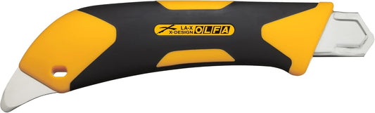 OLFA 18mm Heavy-Duty Utility Knife (LA-X) - Multi-Purpose No-Slip Grip Utility Knife w/Reinforced Fiberglass Handle & Snap-Off Blade, Replacement Blades: Any OLFA 18mm Blade