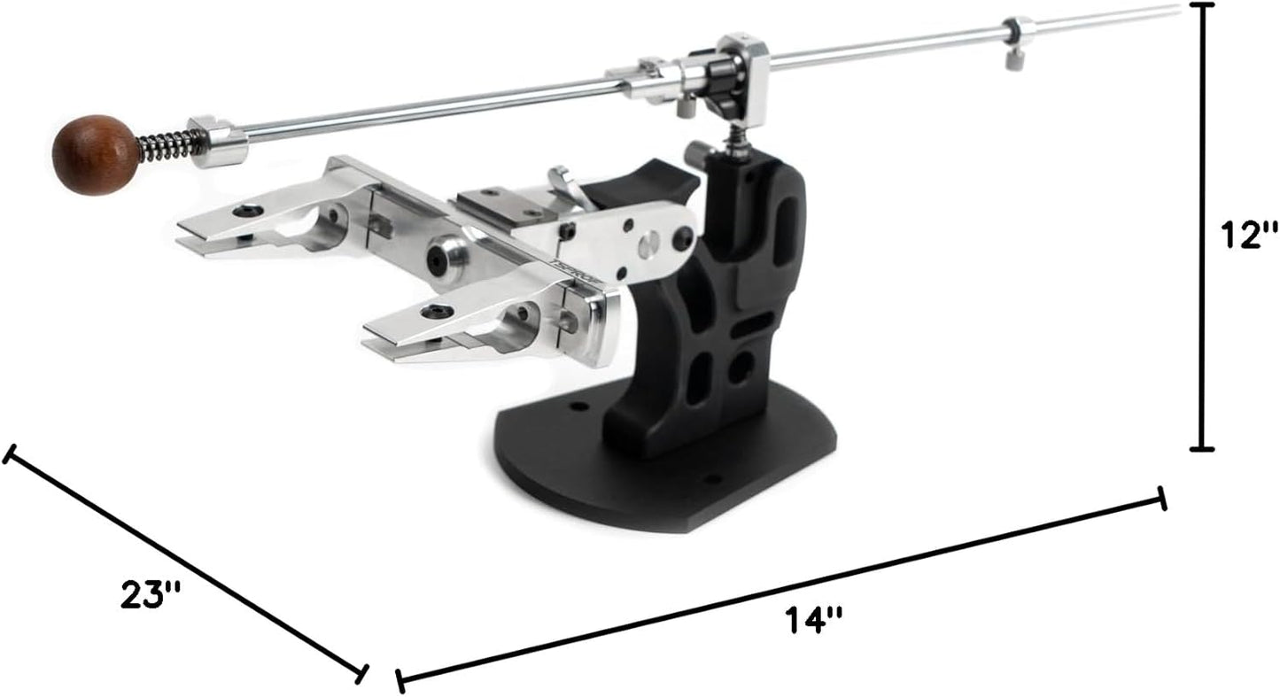 TSPROF Pioneer Sharpening Kit, Knife Sharpener, Knife Sharpening Kit for Kitchen, Folding, Tourist and Multitool Knives, Compact Knife Sharpening Device