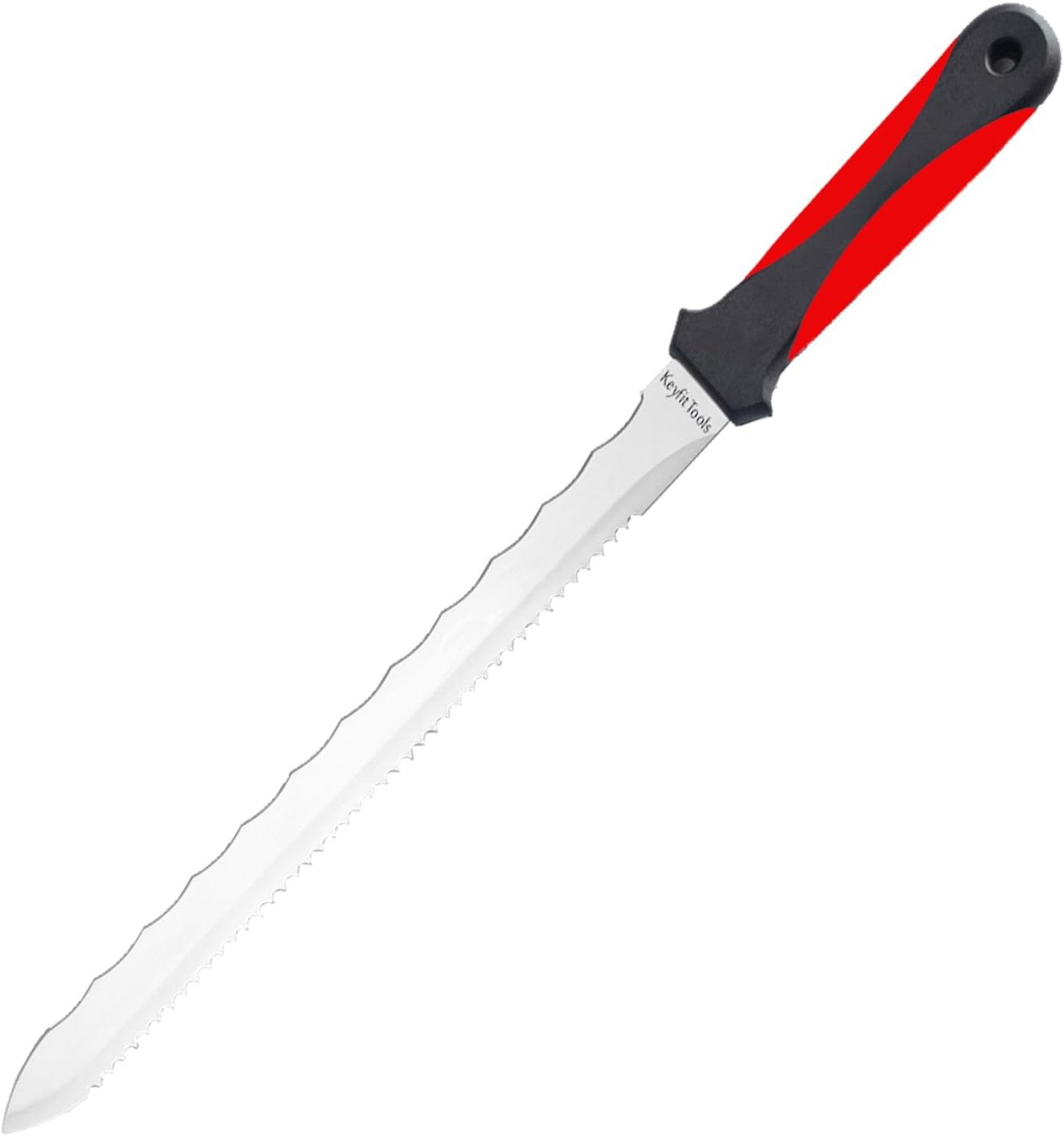 CUTS ALL KNIFE, Stainless Steel Box Cutter Utility Roofing Knife Shingles Carpet Knife Blade Double Sided Serrated Blade for Cardboard Carpet Linoleum Drywall Vinyl flooring