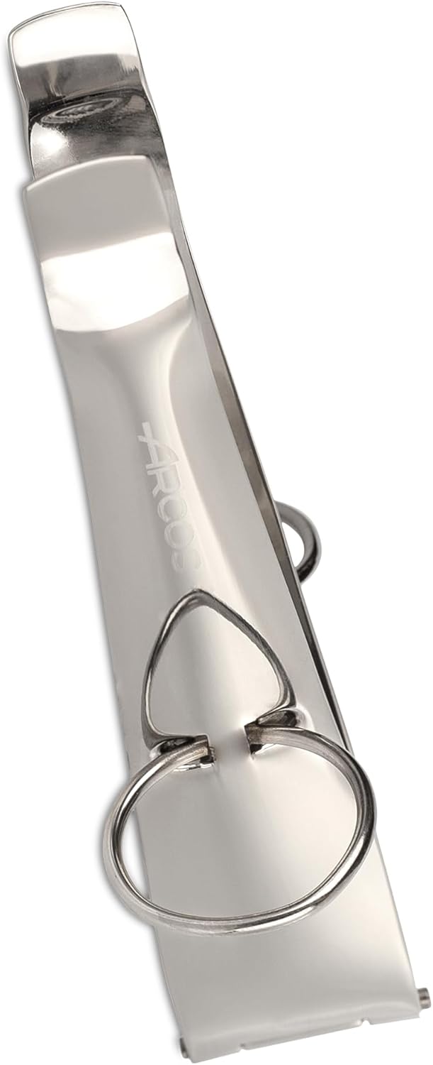 ARCOS Ham Pincer 5 Inch Nitrum Stainless Steel 120 mm. Series Gadgets. Hold and grip ham slices easily and simply. Resistant blade. Color Grey.
