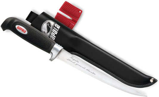 Rapala4 Soft Grip Fillet / Single Stage Sharpener / Sheath