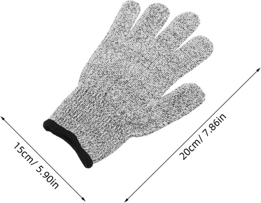 2 Pairs Cut Resistant Arm Sleeves Level 5 Cutproof Protective Sleeves for Kitchen and Gardening Breathable Wear-Resistant Safety Cutproof Forearm Protectors