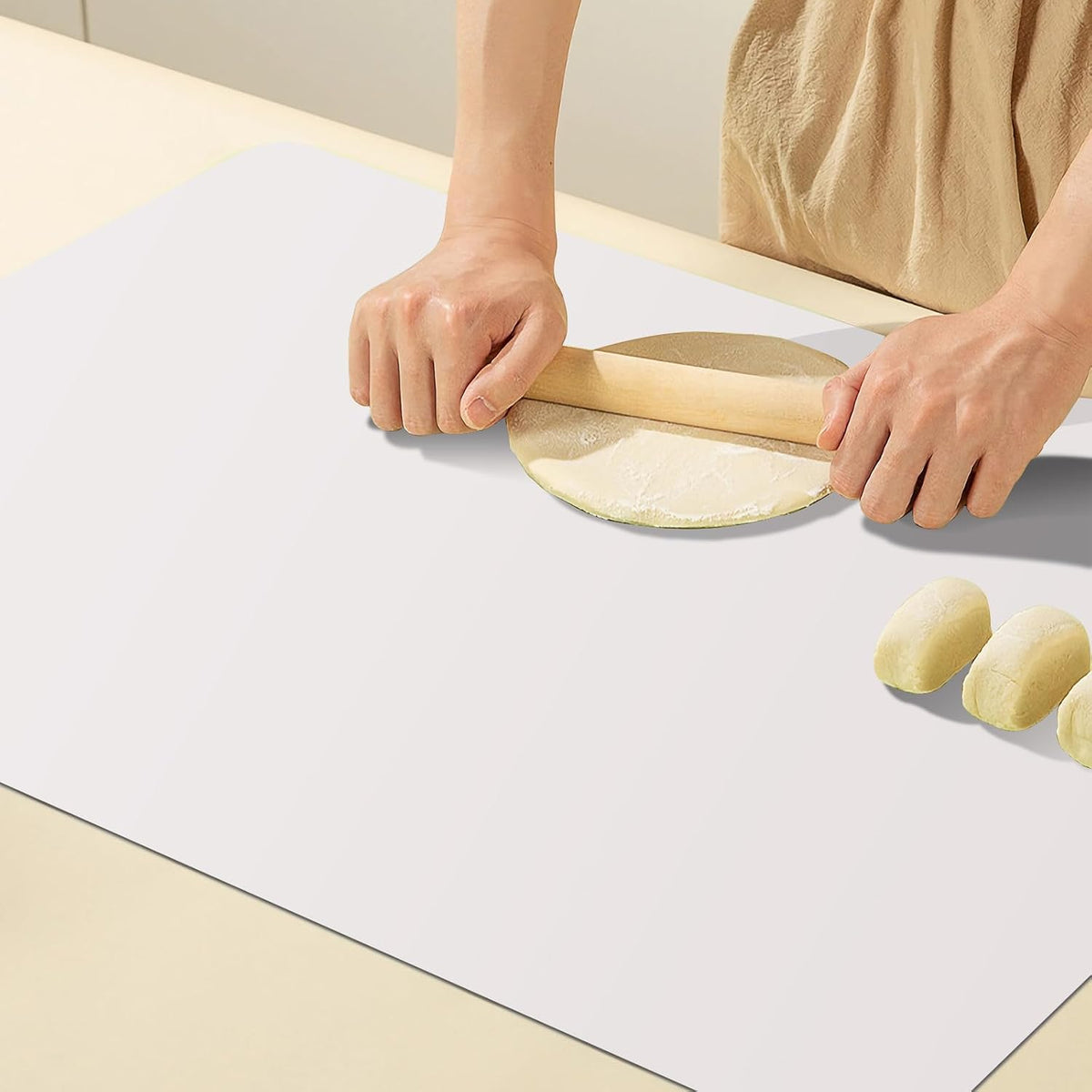 Silicone Placemats, Food-Grade Non-Slip Waterproof, Dining, Countertop Protector, Kitchen Counter Mat, Heat Resistant, Baking mat Dishwasher Safe