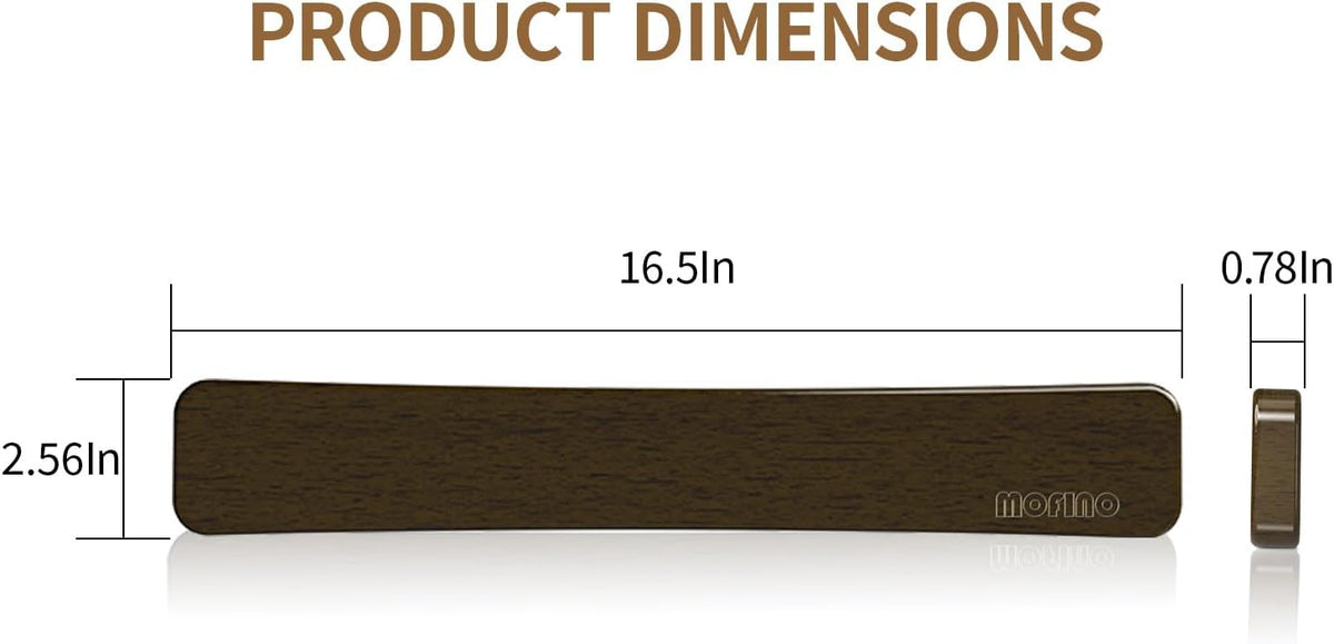 Magnetic Knife Holder for Wall,16.5” Magnetic Knife Strip for Fridge | Acacia Wood Knife Magnetic Strip,Double Sided,Knife Holder for Kitchen Utensil Organizer,No Drill, Ideal Gift for Chef