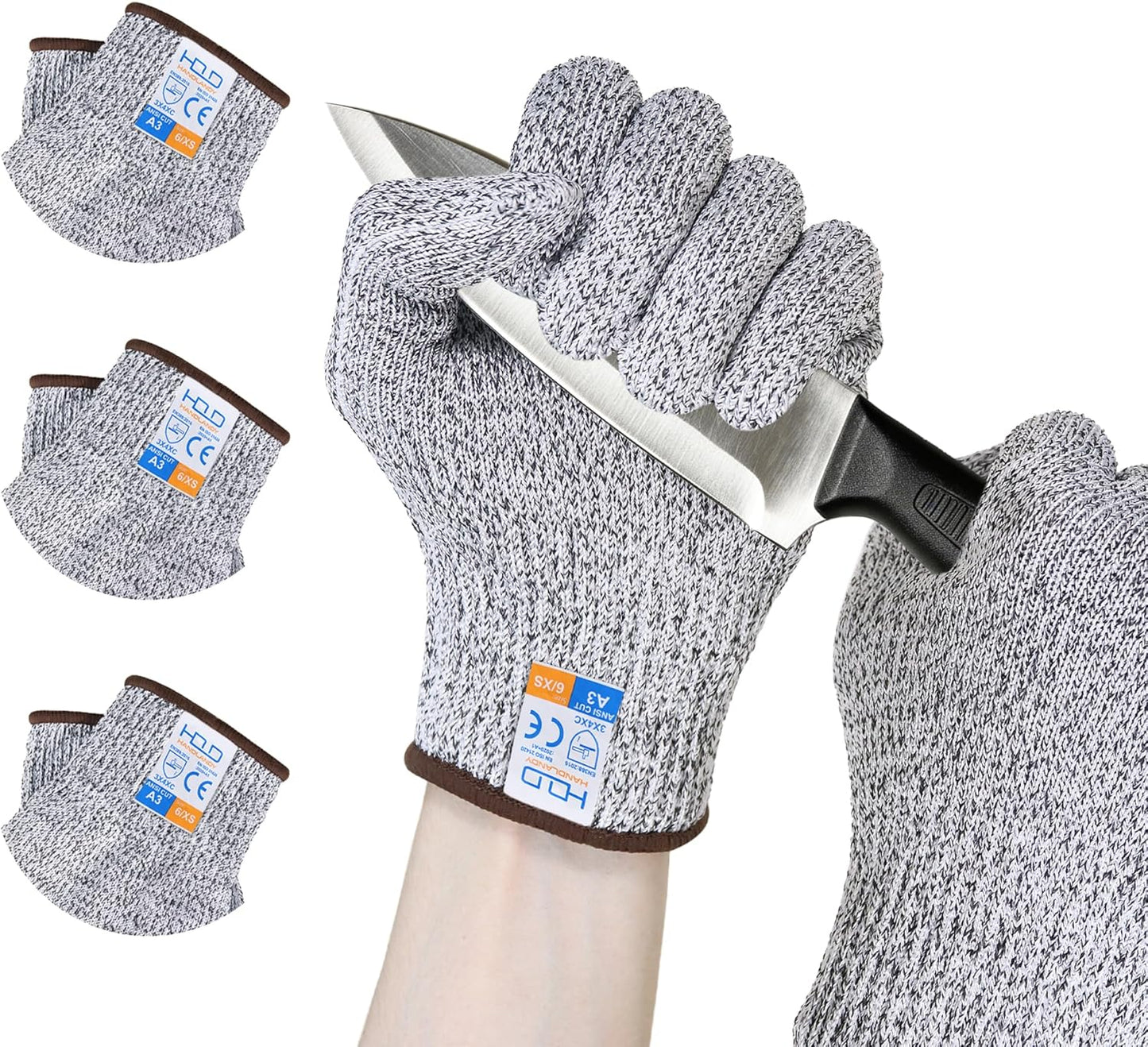 Cut Resistant Gloves, Food Grade Cutting Gloves for Chef & Cooking, Mandoline Gloves for Meat Cutting, Wood Carving