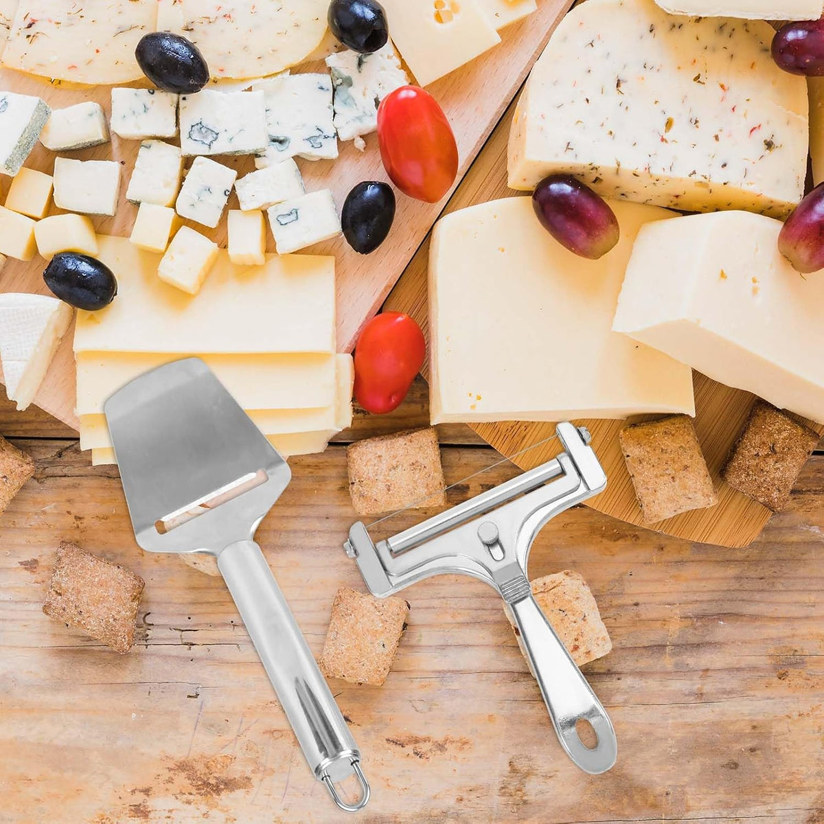 Cheese Cutter, Stainless Steel Cheese Slicer