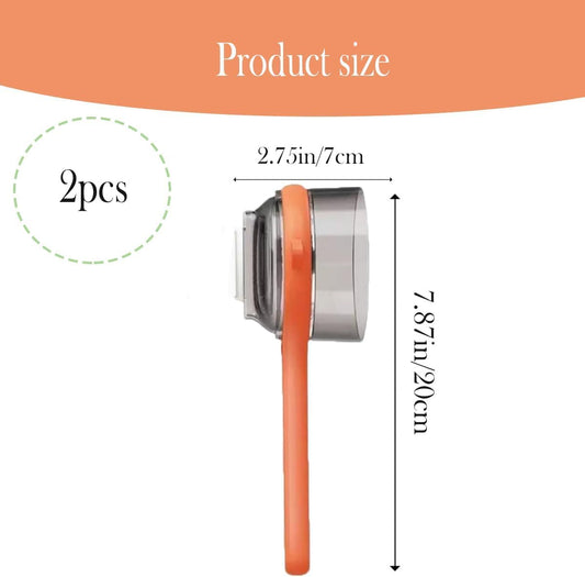 Stainless Steel Peeling Knife with Container, 2 PCS Double-Sided Multifunctional Vegetable Peeler with Catcher for Camping Cooking Kitchen Fast Peeling Tool